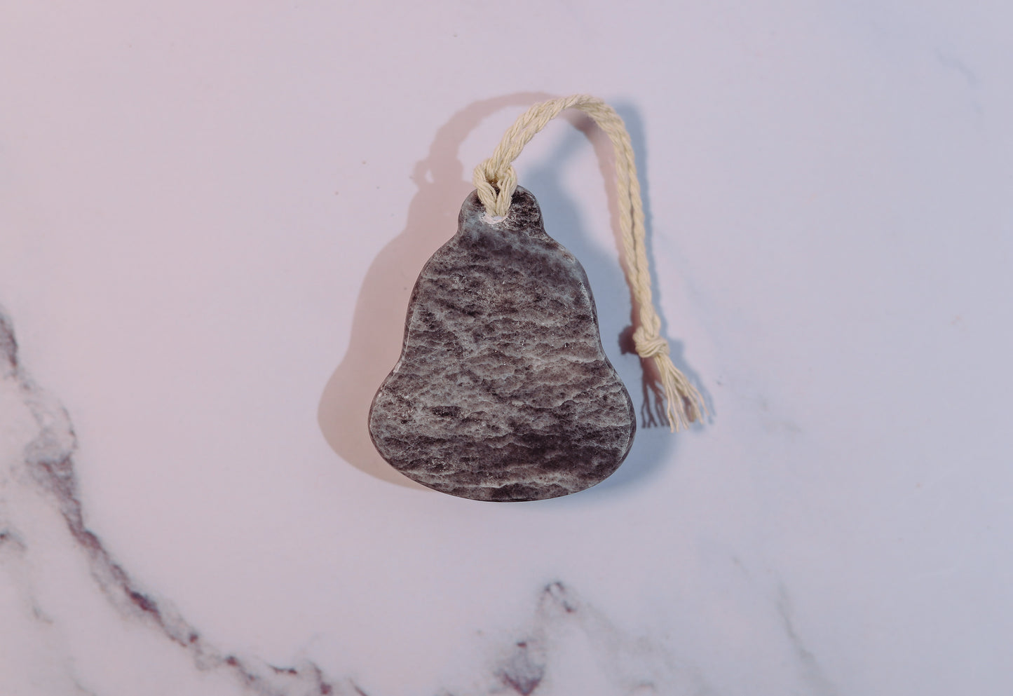 Marble Christmas Bell Ornament